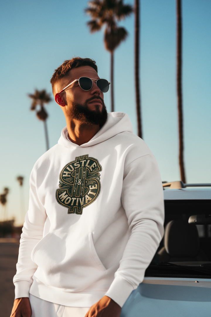 Hustle & Motivate Hooded Long Sleeve Tee — Mile High Grind